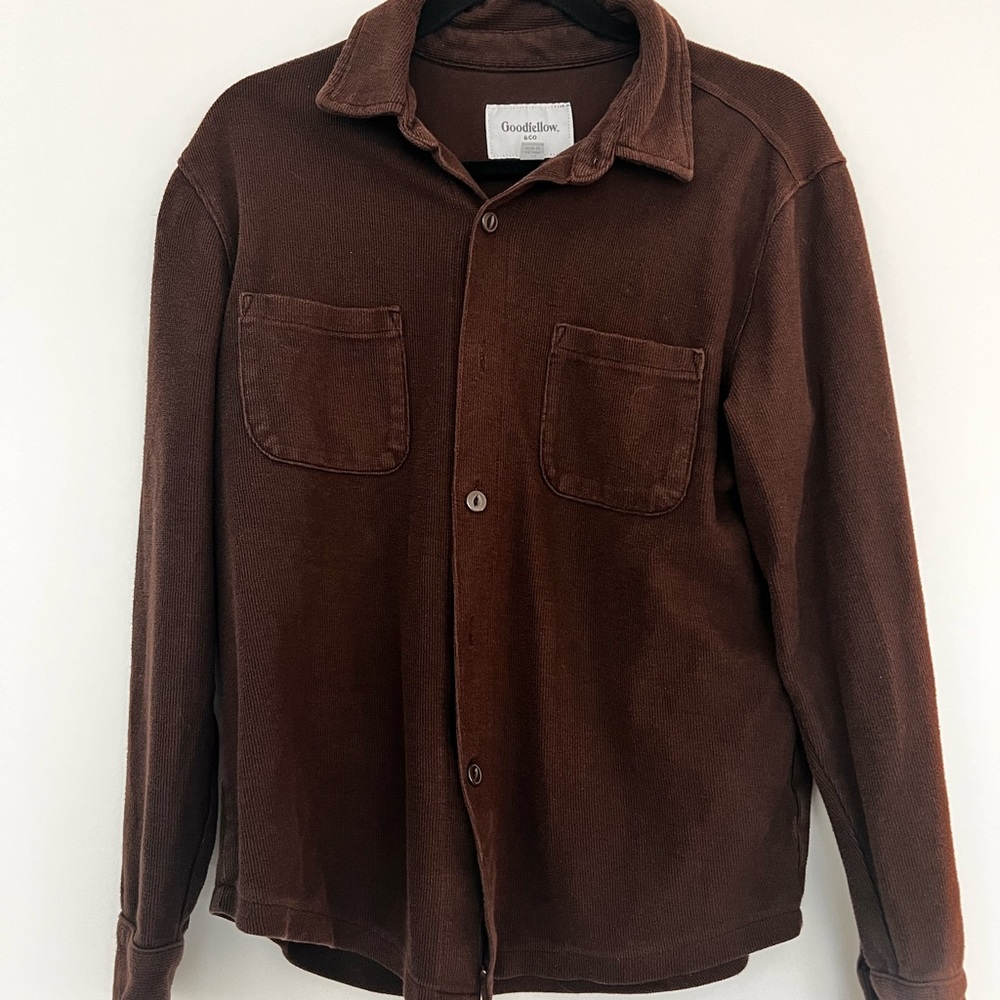 Goodfellow & Co Men's Dark Brown corn Shirt Jacket